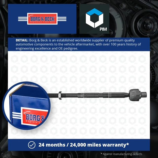 Inner Rack End fits OPEL ZAFIRA B 1.9D 05 to 15 Tie Rod Joint B&B 1603303 New