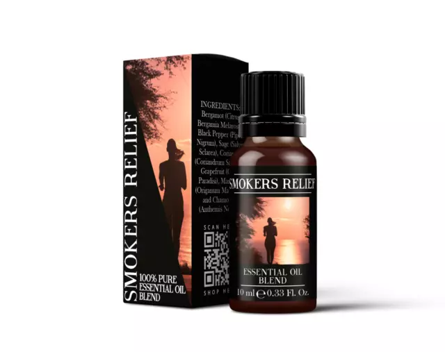 Mystix London | Smokers Relief ätherische Ölmischung - 100 % rein - 10 ml