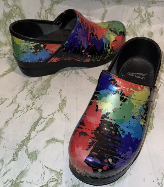 Dansko discount paint splatter