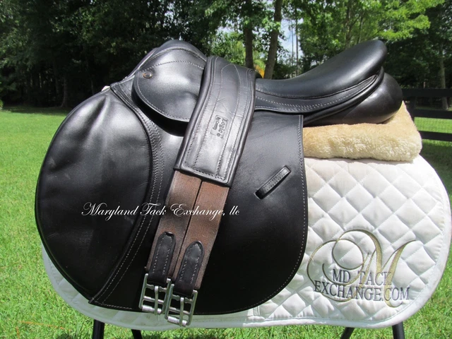 17" COUNTY SOLUTION ( DARK BROWN) close contact jumping saddle +girth-* ON TRIAL 17" COUNTY SOLUTION ( DARK BROWN) close contact jumping saddle +girth-* ON TRIAL