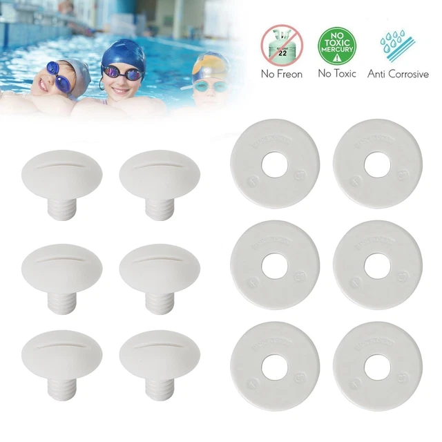 6 Vis De Roue Avec Rondelles Pour Polaris Nettoyeur De Piscine 180 C55 C-55 A1