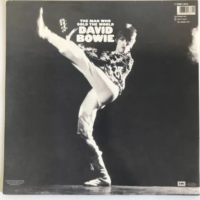 David Bowie The Man Who Sold The World Vinyl Dress Cover Uk 1990 Reissue Nr Mint 2