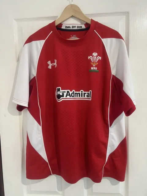 Wales Rugby Union Shirt Six Nations Home 2010 2011 Jersey Original Top Size XL