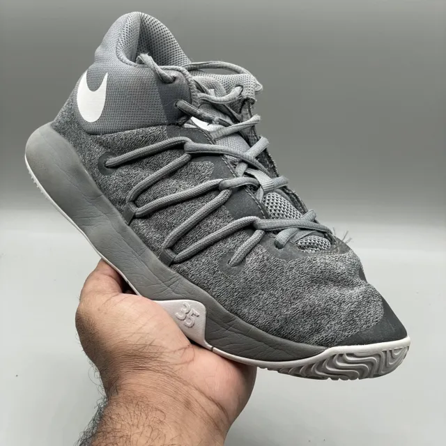 Nike Boys Trey V KD 942893-002 Grey Basketball Sneakers Youth Size 6Y