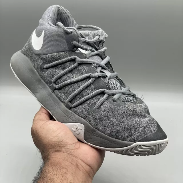 Nike Boys Trey V KD 942893-002 Grey Basketball Sneakers Youth Size 6Y