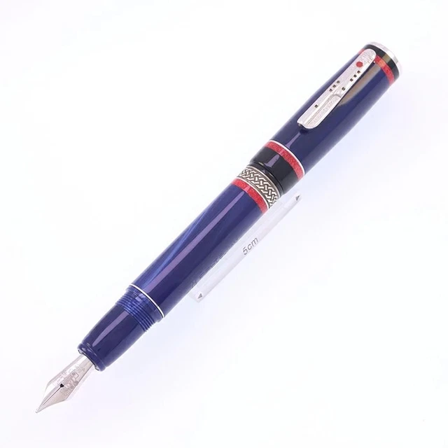 Stylo Plume DELTA Sorrente Rouge/Vert/Sterling - Plume 18K F - Édition Limitée #000/100