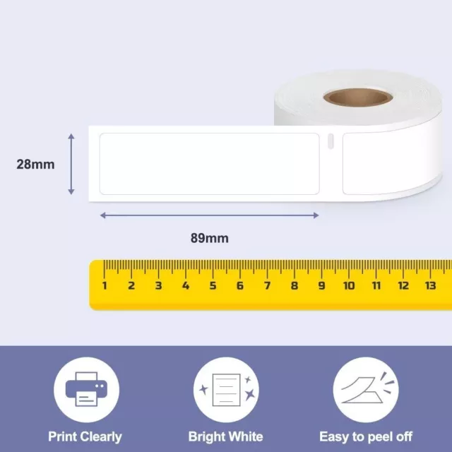 Label Etiketten für Dymo 99012 99014 11354 Labelwriter 400 450 Turbo 320 400 Duo 2