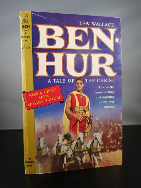 Ben-Hur, Lew Wallace (1959) 1st Printing Cardinal Giant, Paperback Movie Tie-in