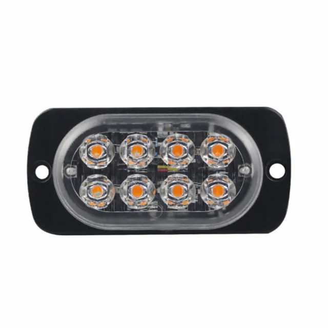 8 LED Car Truck Emergency Light Flashing Strobe Side Indicator Warning Lamp
