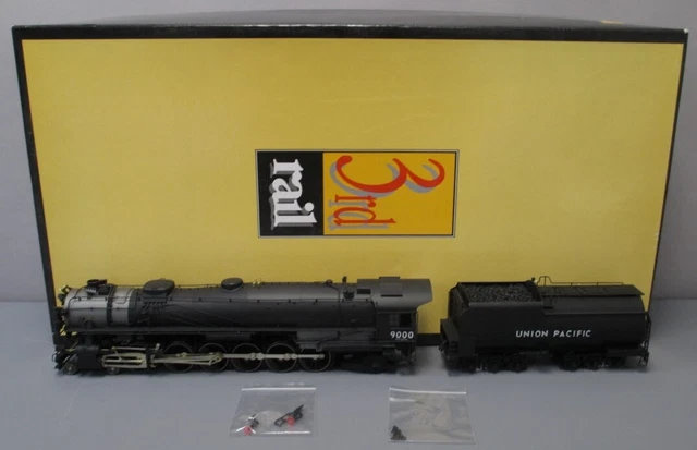 Sunset Models Union Pacific 4-12-2 Brass Steam Locomotive & Tender EX/Box