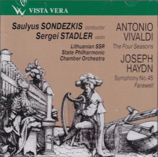 Antonio Vivaldi, Les 4 saisons. Joseph Haydn, Symphonie N°45. CD neuf