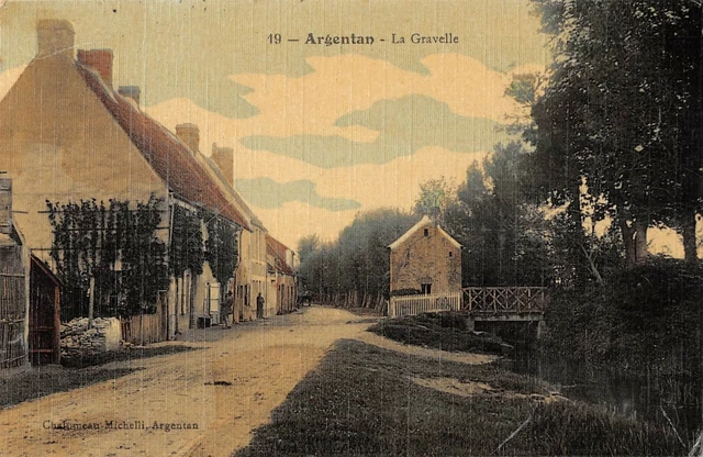 CPA 61 ARGENTAN LA GRAVELLE (canvas CPA