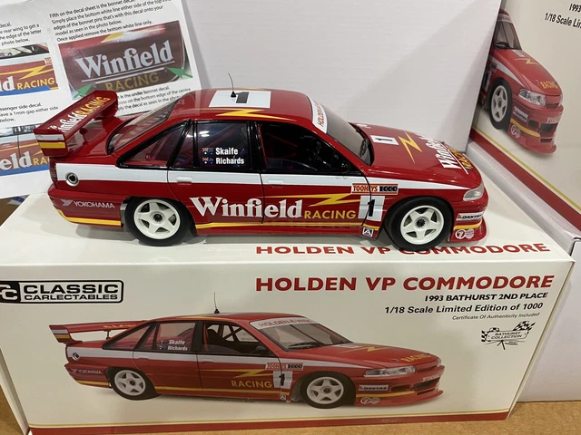 1:18 HOLDEN VP Commodore 1993 Skaife/Richards Bathurst Winfield Vinyl ...