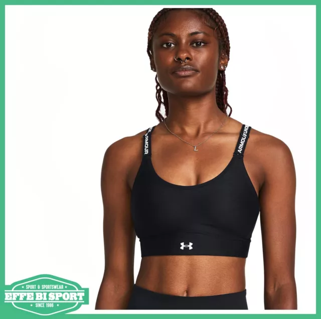 Reggiseno sportivo Under Armour donna top regolabile palestra corsa tennis padel