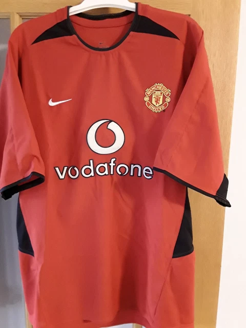 ☆【希少】Manchester United ユニフォーム 2002-03 Ｍ MANCHESTER UNITED 2002 2003 AWAY SHIRT FOOTBALL SOCCER