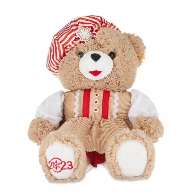 Holiday Time 15 inch Snowflake Teddy Bear 2022, Snowflake Red Jacket Boy 