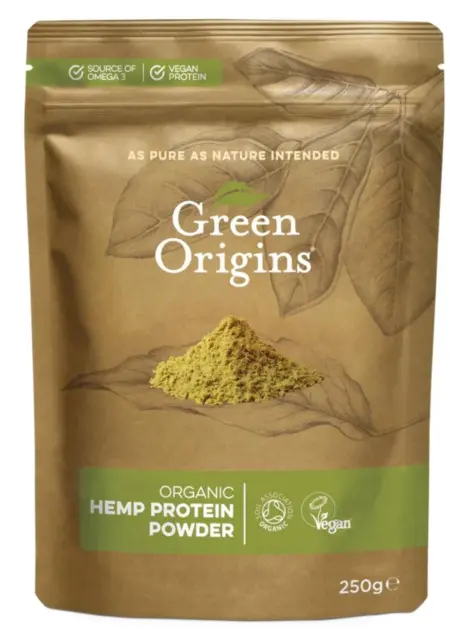 Green Origins Orgánico Cáñamo Proteína Polvo 250g