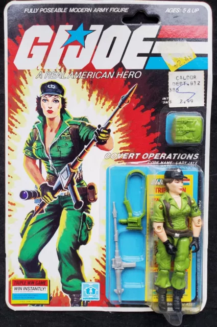 Vintage Unopened 1985 GI Joe Covert Operations Lady Jaye Army Figure Hero Hasbro