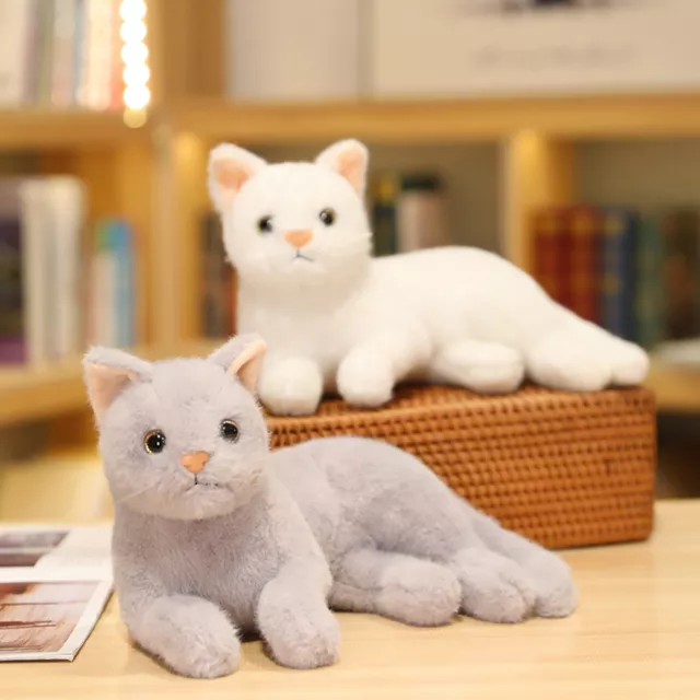 Soft Cute Plush Cat Cats Doll Stuffed Kitten Hugging Plush Toy Kids Gift