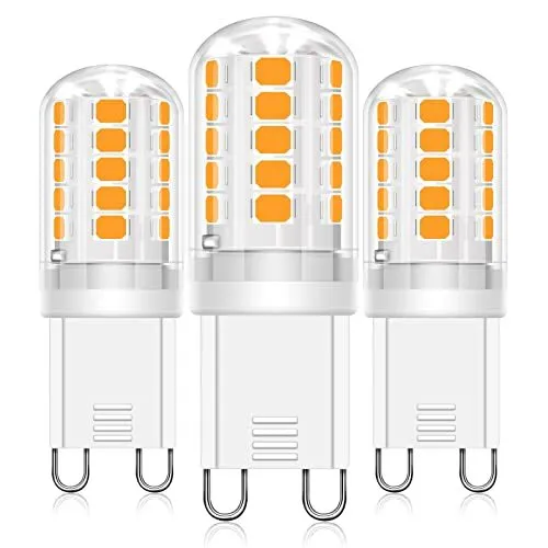 Ampoule G9 LED, 10W Equivalent 100W G9 Halogène, 1000LM, Blanc Naturel  4000K, Non dimmable, 360 Degrés Angle, AC100-240V Pack de 4