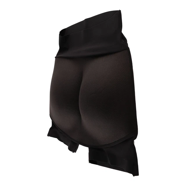 (Nero XL) Pantaloncini donna Butt Lifter controllo pancia forma corpo alti BGS