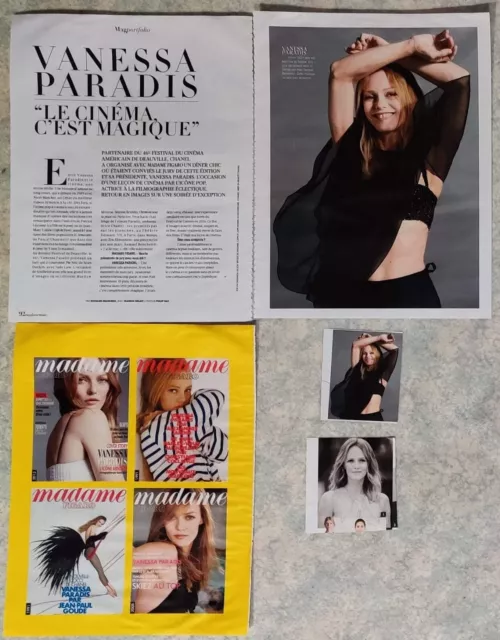 VANESSA PARADIS 🚨 lot de presse clippings pages magazines collection pack 3