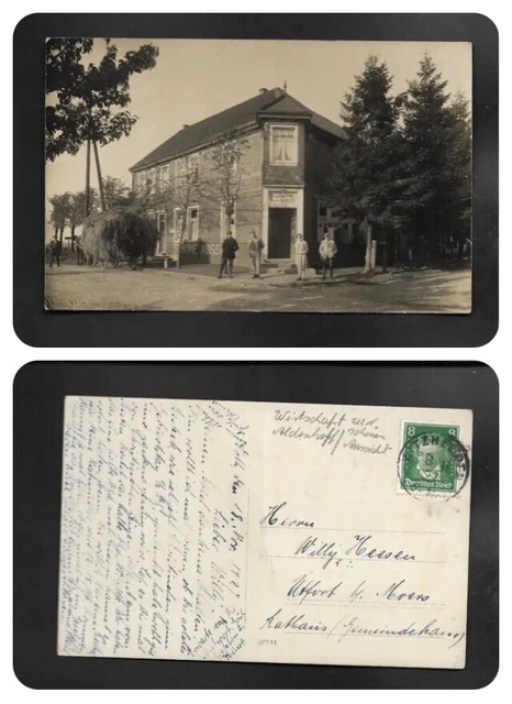 Germany , Dt. Reich AK PPC Witzhelden Leichlingen / Gasthof zur schönen Aussicht