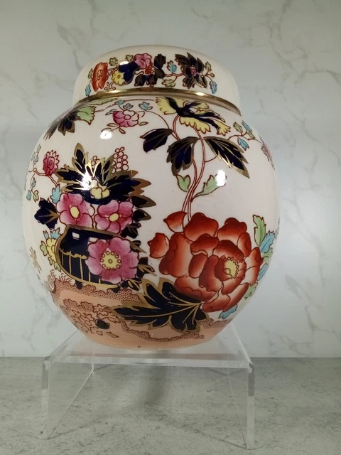 Masons Mandarine Eisenstein Ingwerglas mit Deckel