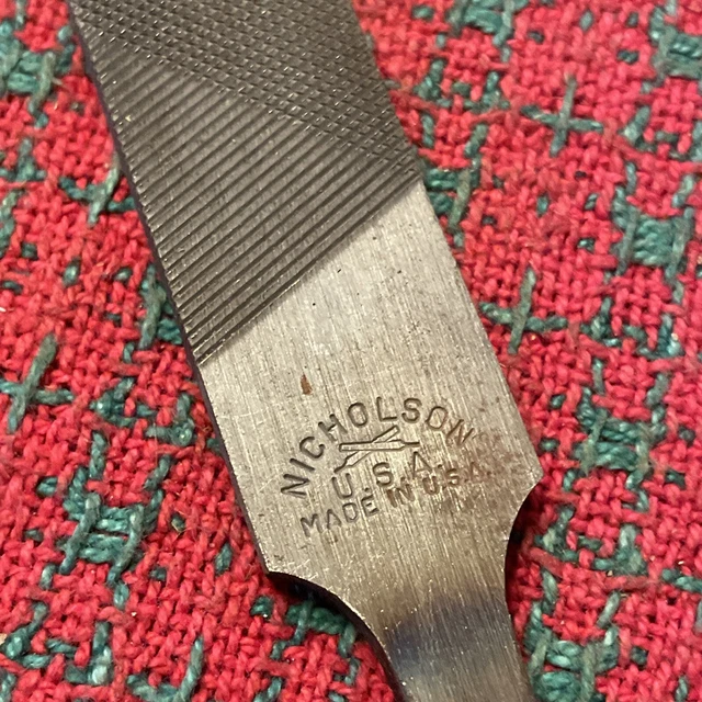 Nicholson 8 Flat File Mill Bastard 08497 21832 Made in USA