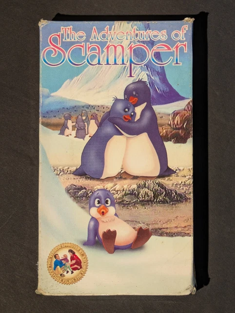 THE ADVENTURES OF Scamper the Penguin VHS 1992, 2005 Clamshell Green ...