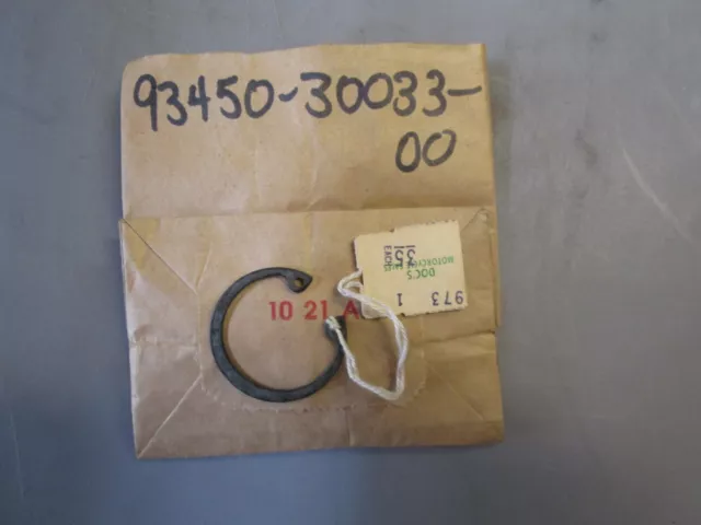 NOS Yamaha OEM Front Fork Circlip 1976 YZ125 1974-1975 YZ250 93450-30033