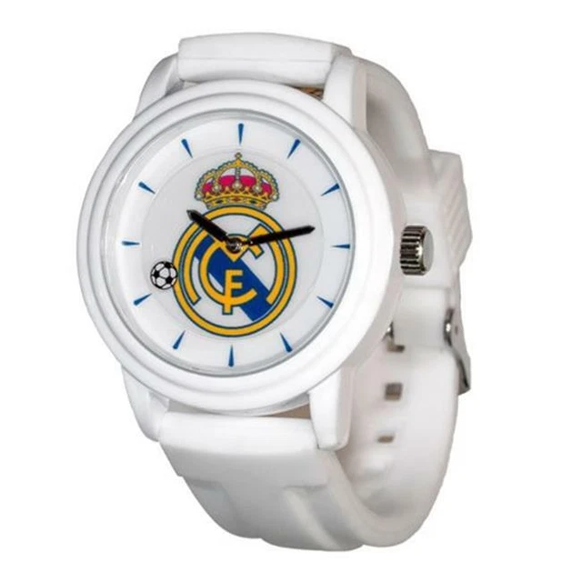 Real Madrid RM40-W Soccer Club Pro-Line Souvenir Watch- White Real Madrid RM40-W Soccer Club Pro-Line Souvenir Watch- White
