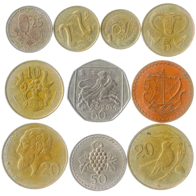 10 Pièces différentes de Malte. Old Collectible Maltese Money, Exotic  Foreign Currency: Cents, Mils, Lira depuis 1972 -  France