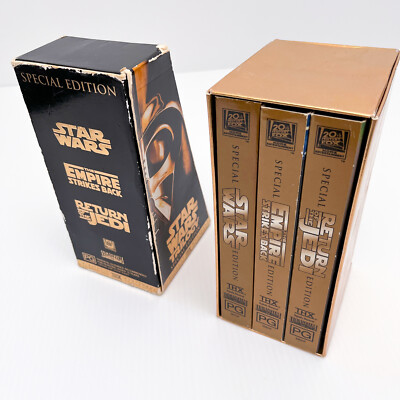 star wars vhs box set 1997