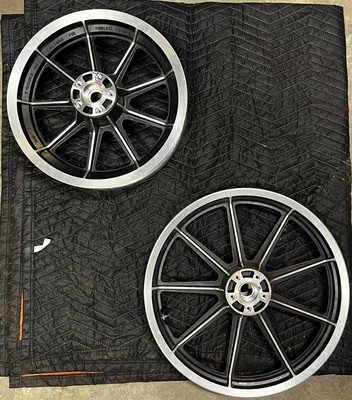 harley davidson 9 spoke mag wheels