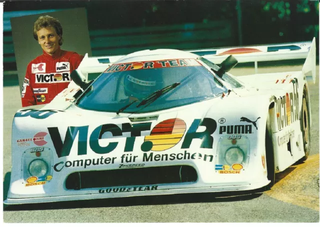 AK PK Auto Rennfahrer Jochen Dauer ADAC-Sportauto-Supercup Victor Zakspeed Ford