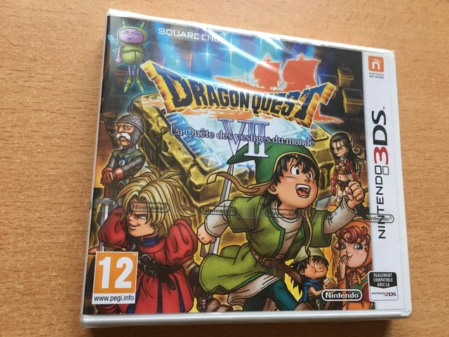 DRAGON QUEST VII 7 La Quête des Vestiges du Monde Nintendo 3DS Neuf sous Blister