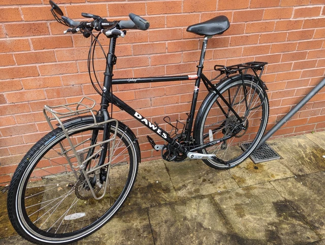 DAWES GALAXY TOURING TREKKING bike 56cm 22in 4130 steel frame
