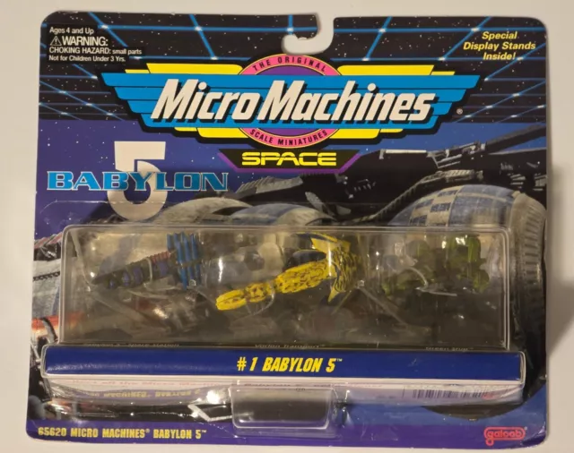 Vintage 1994 Micro Machines Babylon 5 Space Starships #1 65620 BRAND NEW SEALED