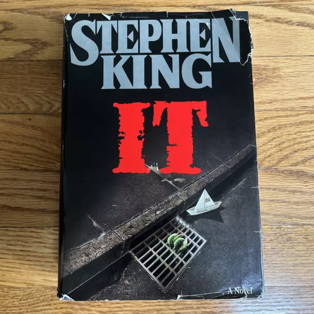 It by Stephen King HC DJ BCE 1986 Full Size Book Club Edition Reading Copy