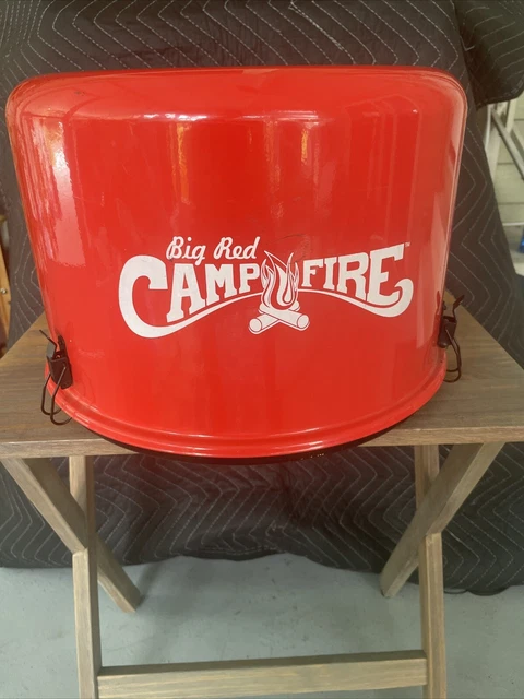 Casa rodante Camco Big Red Campfire portátil pozo de propano talla grande 58035 ¡Bonita!