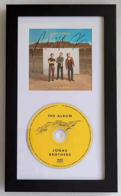 Jonas Brothers Cd Display Jsa Certified Coa Signed Joe Kevin Nick Autographed 2