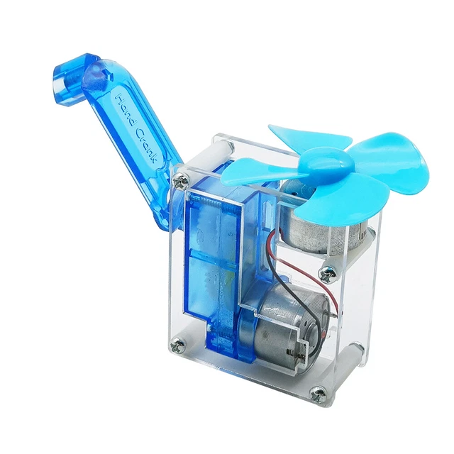 DIY HAND HAND Generator Model Fan Model Science Experiment Education ...