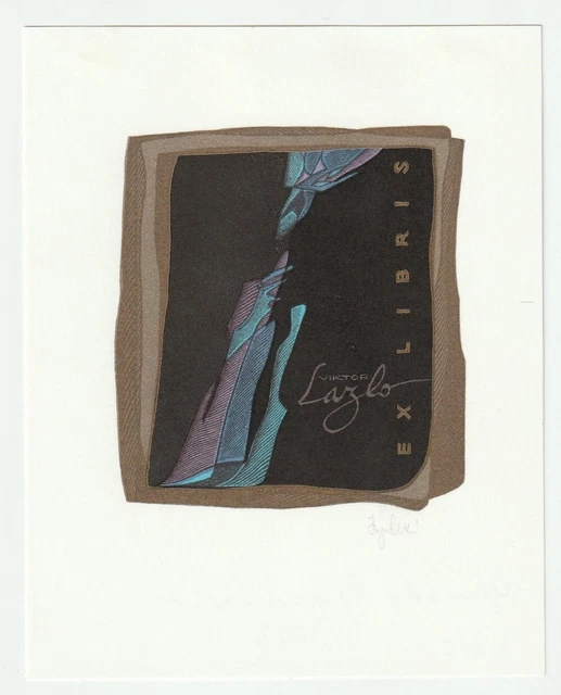 GENNADY PUGACHEVSKY: Exlibris für Viktor Lazlo