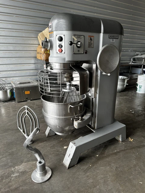 Hobart P660 60 Qt Mixer - 2.5 HP - 3Ph 208-240V  Stainless Bowl And Dough Hook