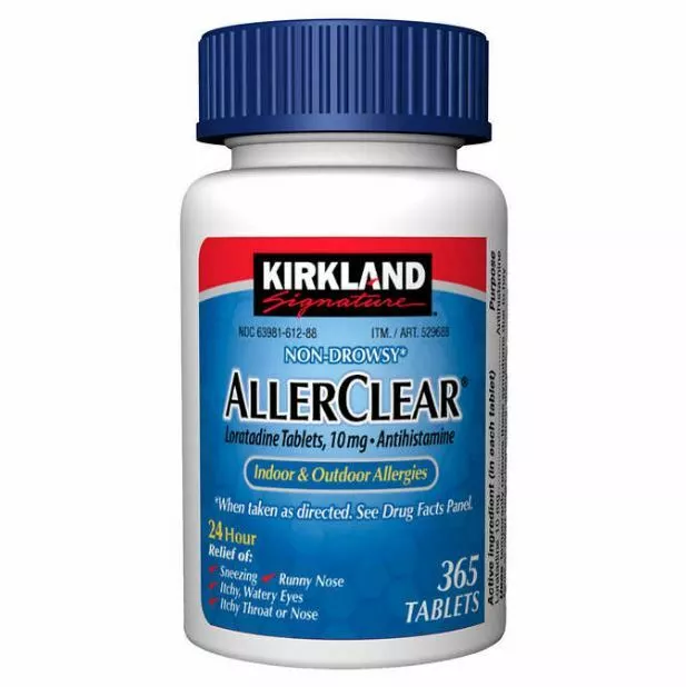 Kirkland AllerClear Non-Drowsy 10mg 365 Tablets