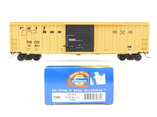 HO Scale Athearn 7066 RBOX Rail Box 50' Single Door Box Car #35891