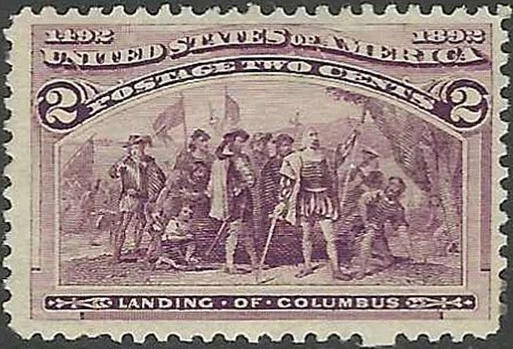 SC#231 - 2c Columbian Exposition MNH (231-12)