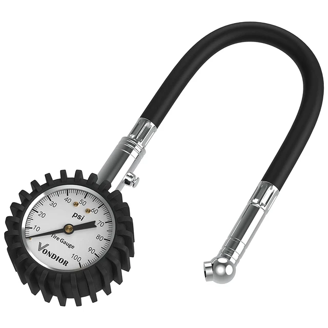 Tire Pressure Gauge (0-100 PSI) Heavy Duty Air Pressure Gauge