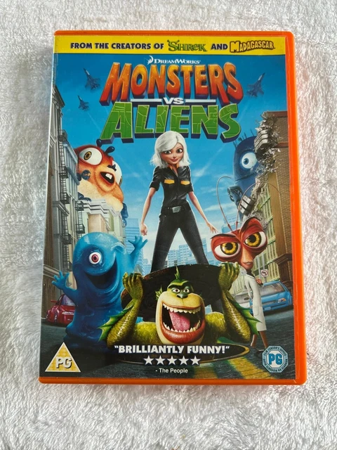 MONSTERS VS ALIENS DVD From The Creator Of Shrek & Madagascar £3.32